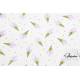 Materiał lawenda na białym tle - bawełna tkanina w kwiaty