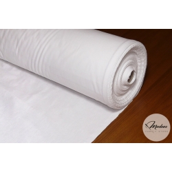 Biały materiał bawełna biała tkanina