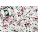 Tkanina róże cygańskie - bawełna materiał w kwiaty