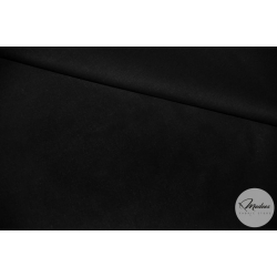 Tkanina 220 cm czarna gładka bawełna, czarny materiał